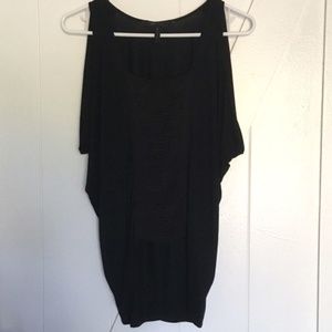 BCBGMaxAzria Unique Black Top